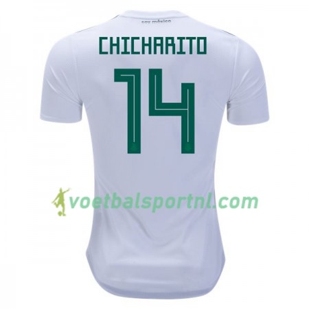 Mexico Chicharito 14 Uit Shirt WK voetbal 2018